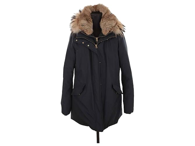 Woolrich Cotton coat Black  ref.1366548