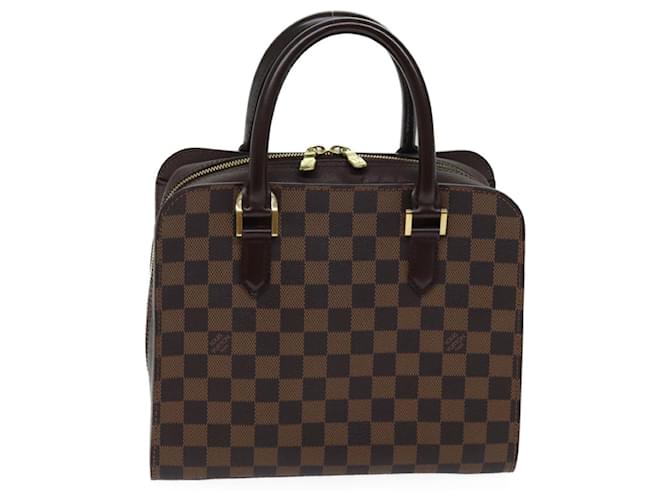 Louis Vuitton Triana Brown Cloth  ref.1366609