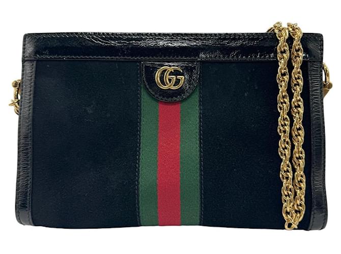 Gucci Ophidia Black Suede  ref.1366672
