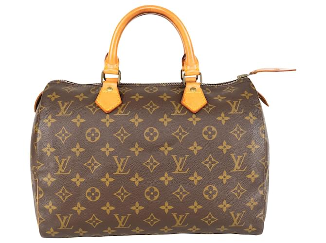 Speedy Louis Vuitton Borse Marrone Pelle  ref.1366773