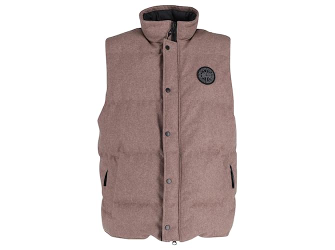 Canada Goose Gillet in Brown Wool  ref.1366830