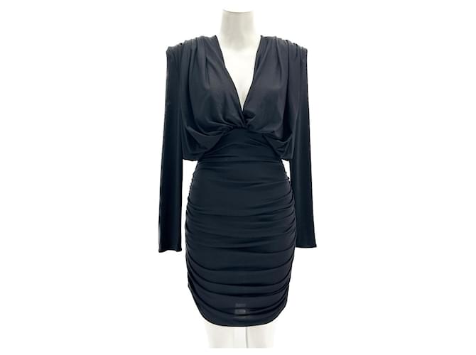 Magda Butrym Robes Viscose Noir  ref.1366986