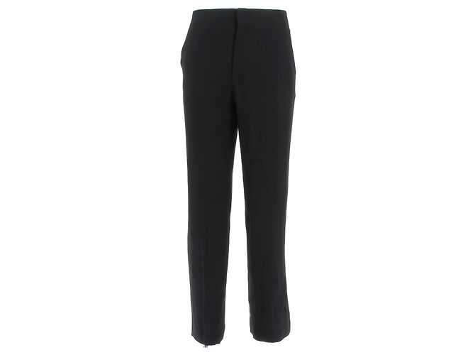 Autre Marque Pantaloni Bite T.US 8 Viscosa Nero
