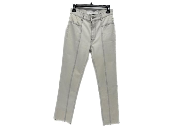 Iro jeans Coton Gris  ref.1367037