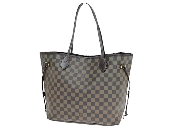 Neverfull Louis Vuitton Totes Brown Cloth  ref.1367065