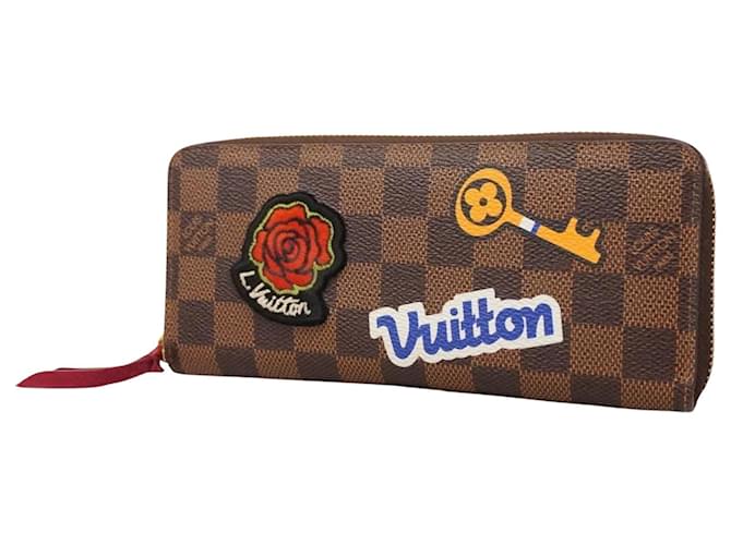 Louis Vuitton Geldbörsen, Brieftaschen, Etuis Braun Leinwand  ref.1367077