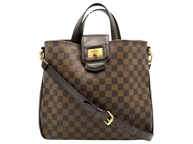 Louis Vuitton Bolsas Marrom Lona  ref.1367096