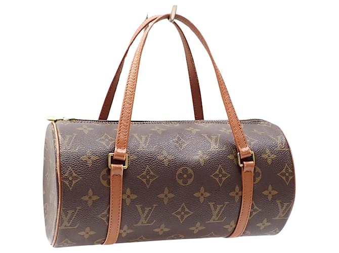 Papillon Louis Vuitton Handbags Brown Cloth  ref.1367100