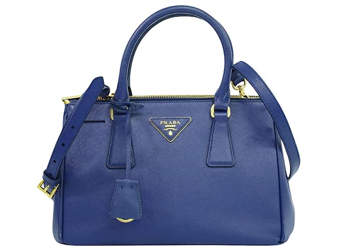 Prada Sacs à main Cuir Bleu  ref.1367251