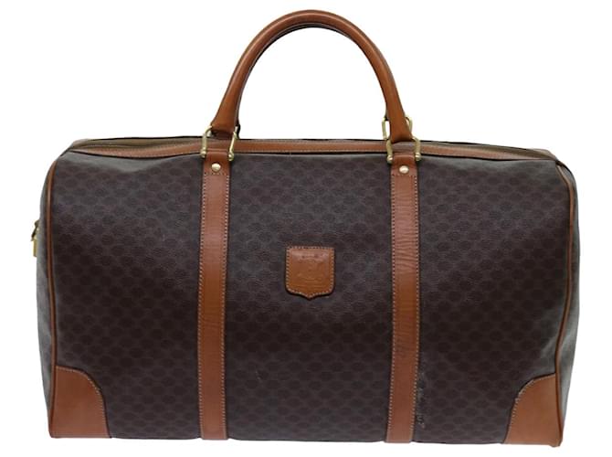 Céline Sac de voyage Toile Marron  ref.1367252