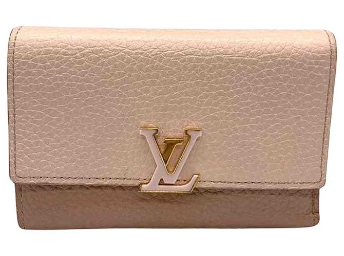 Capucines Louis Vuitton Sacs à main, portefeuilles, étuis Cuir Rose  ref.1367279