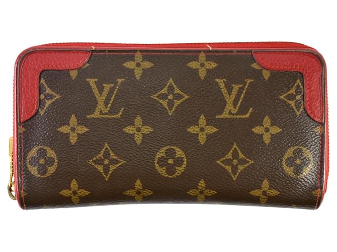Zippy Louis Vuitton Purses, wallets, cases Brown Cloth  ref.1367333