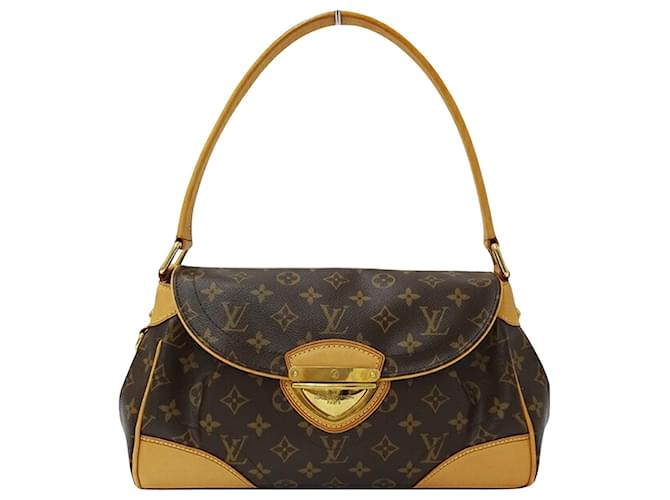 Beverly Louis Vuitton Handbags Brown Cloth  ref.1367359