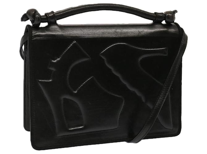 Salvatore Ferragamo Handbags Black Leather  ref.1367362