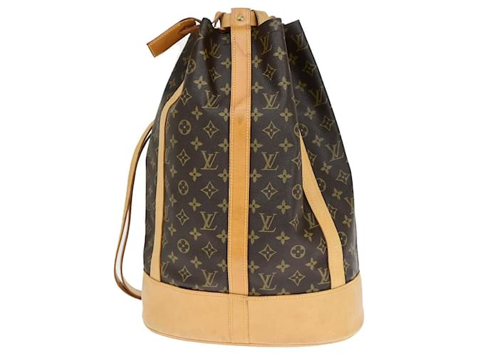 Randonnee Louis Vuitton Sacs à main Toile Marron  ref.1367373