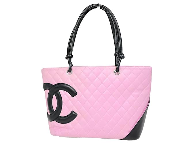 Chanel Fourre-tout Cuir Rose  ref.1367380