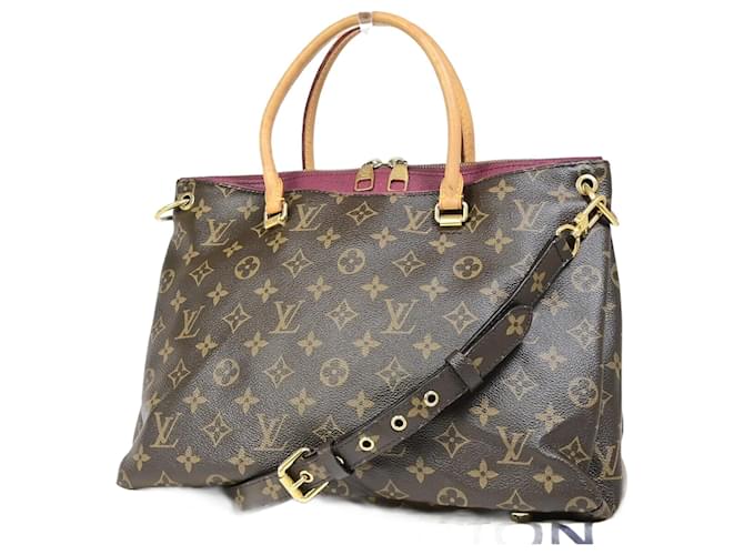 Louis Vuitton Pallas Brown Cloth  ref.1367415