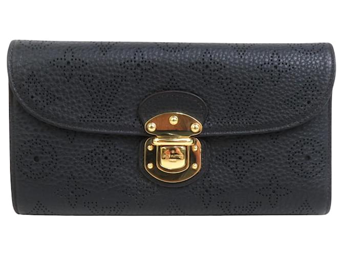 Louis Vuitton Geldbörsen, Brieftaschen, Etuis Schwarz Leder  ref.1367456