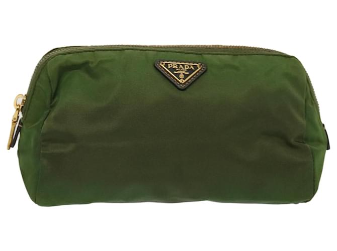 Prada Bolsos de embrague Verde Sintético  ref.1367474