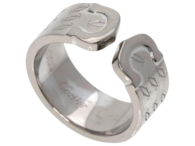 Cartier Anillos Plata Oro blanco  ref.1367487