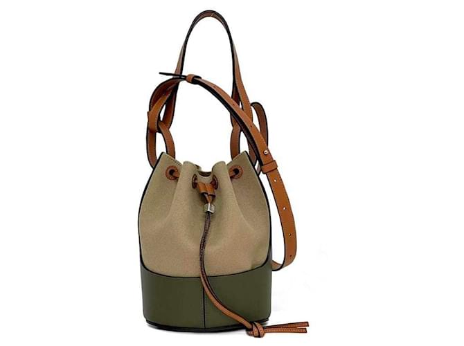 Loewe-Ballon Beige Leder  ref.1367499