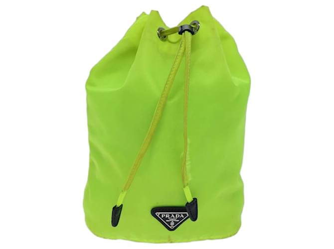 Prada Clutch bags Green Synthetic  ref.1367529