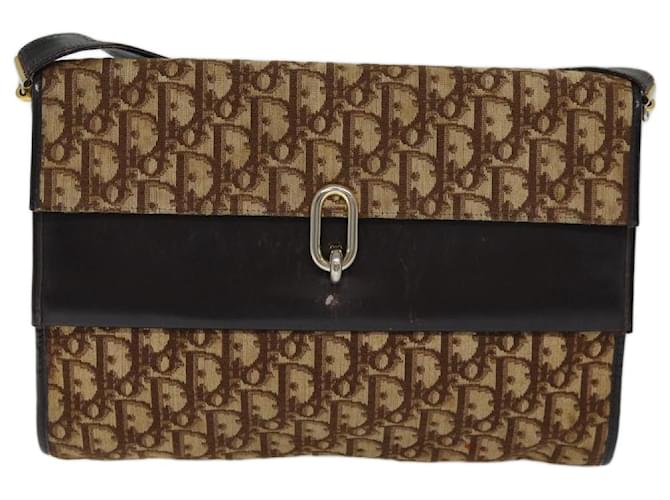 Dior Handbags Brown Cloth  ref.1367538