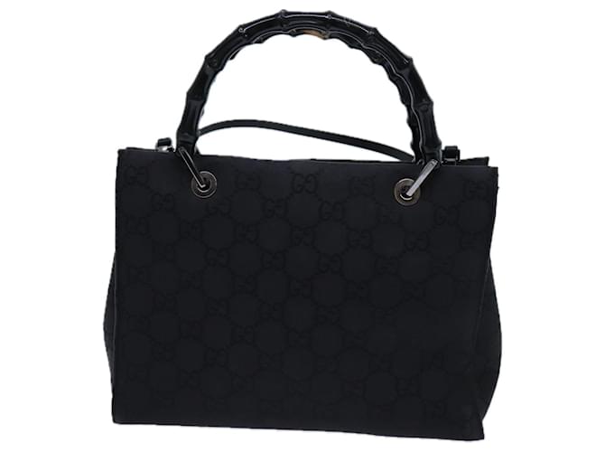 Gucci Bolsas Preto Lona  ref.1367570