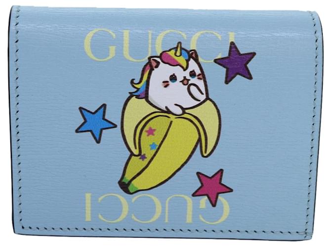 Gucci Sacs à main, portefeuilles, étuis Cuir Bleu  ref.1367573