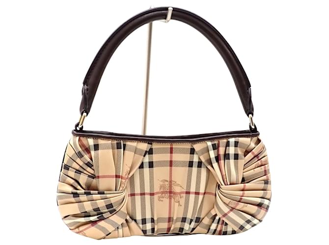 Burberry Handbags Beige Cloth  ref.1367579