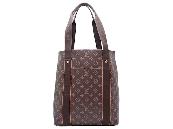 Louis Vuitton Totes Brown Cloth  ref.1367625