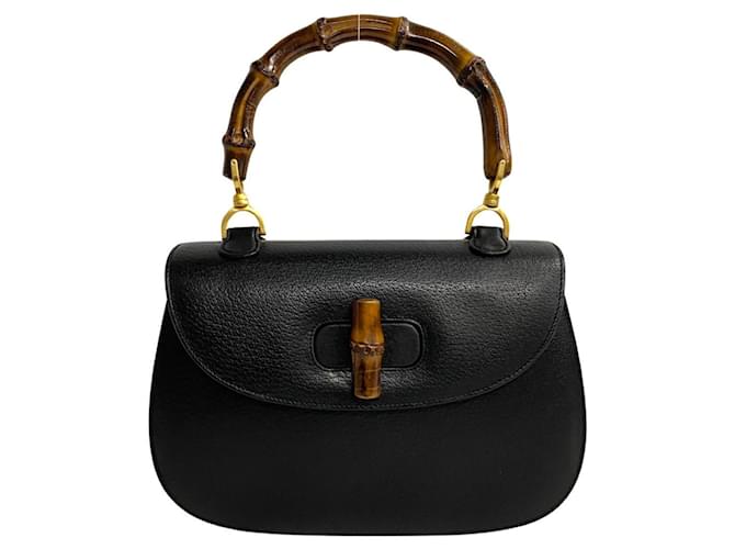 Gucci Handbags Black Leather  ref.1367679