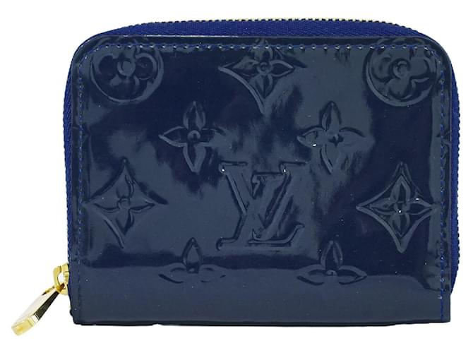 Zippy Louis Vuitton Sacs à main, portefeuilles, étuis Cuir vernis Bleu  ref.1367690