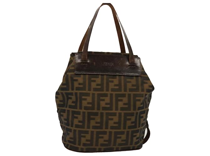 Zucca Fendi Handbags Brown Cloth  ref.1367705