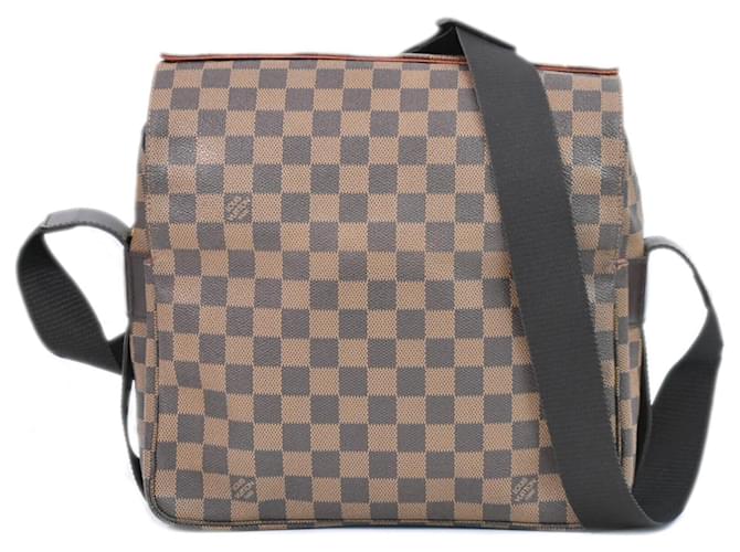 Naviglio Louis Vuitton Bags Briefcases Brown Cloth  ref.1367713
