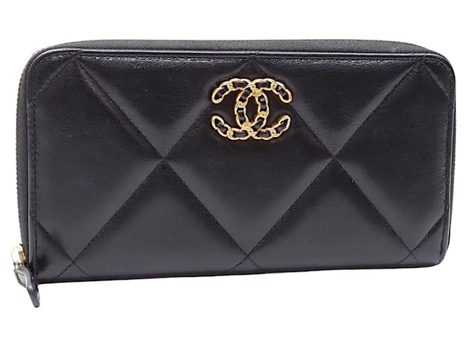 Chanel Purses, wallets, cases Black Leather  ref.1367755