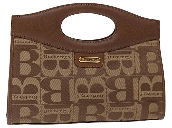 Burberry Sacs à main Toile Beige  ref.1367757