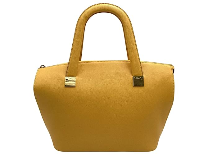Céline Handbags Yellow Leather  ref.1367806