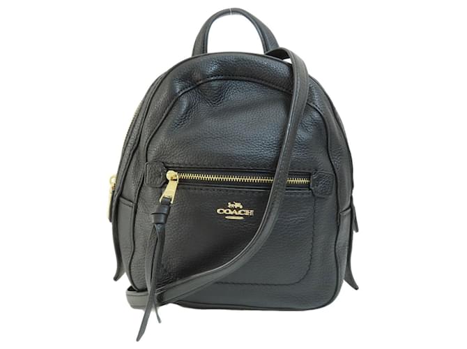 Coach Handbags Black Leather  ref.1367845