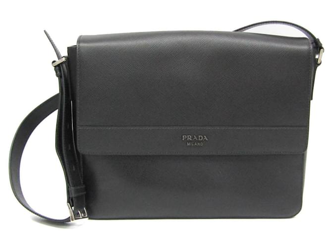 Prada Saffiano Black Leather  ref.1367867