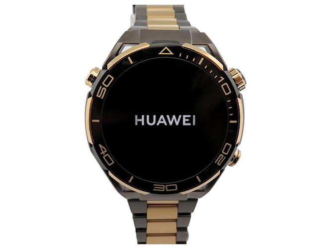 Autre Marque NEW HUAWEI WATCH ULTIMATE DESIGN CONNECTED WATCH EN13319 49 MM GOLD STEEL  ref.1367903