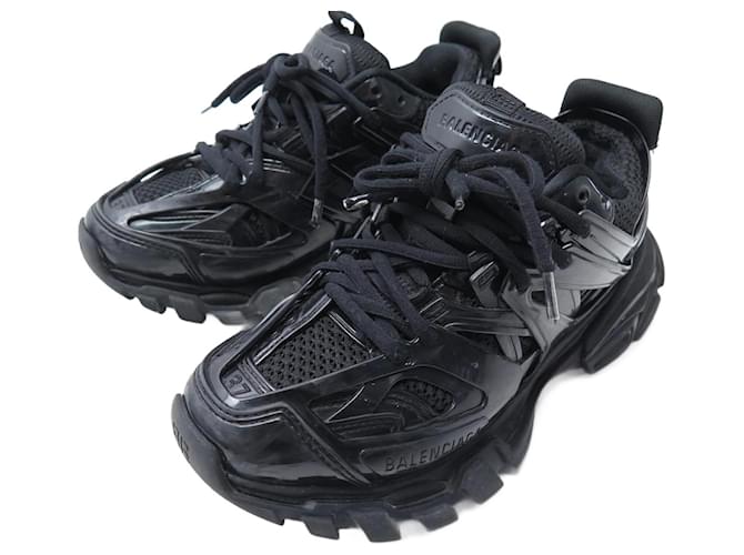 BALENCIAGA SHOES SNEAKERS TRACK 542536 SNEAKERS 37 IN BLACK NYLON SHOES Leather  ref.1367940