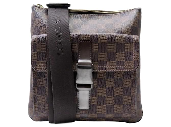 NEW LOUIS VUITTON MELVILLE PM DAMIER CANVAS BAG N51127 SHOULDER BAG Brown Cloth  ref.1367948