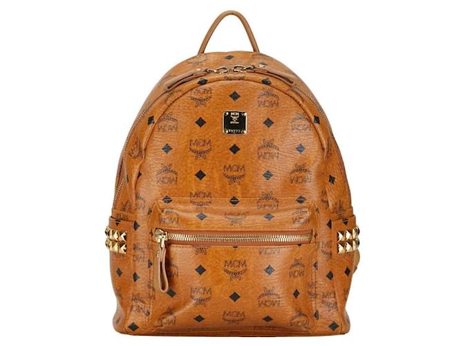 MCM Visetos Stark Backpack  Leather Backpack MMKAAVE10 in Good condition  ref.1367989