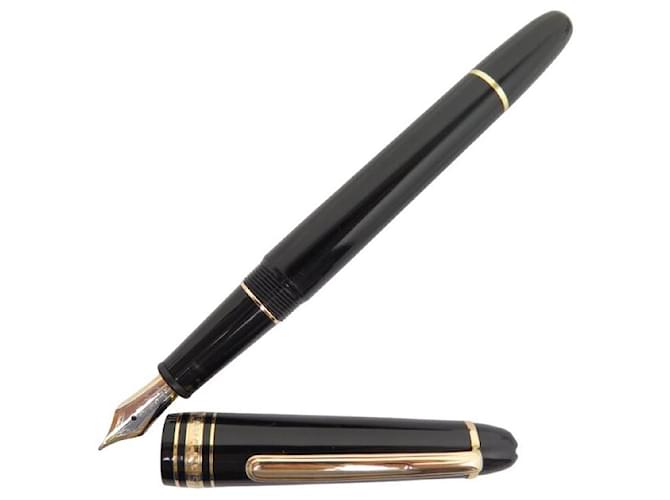 NEW MONTBLANC MEISTERSTUCK GOLDEN FOUNTAIN PEN HOMAGE TO CHOPIN MB132464 PEN Black Resin  ref.1368010