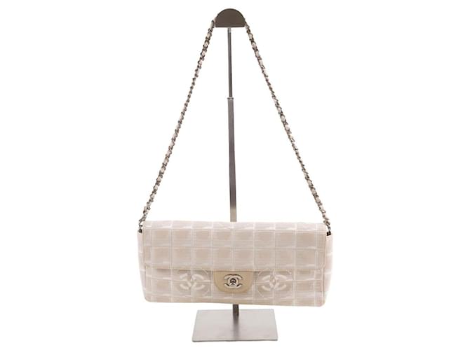 Chanel Leather shoulder handbag Beige  ref.1368223