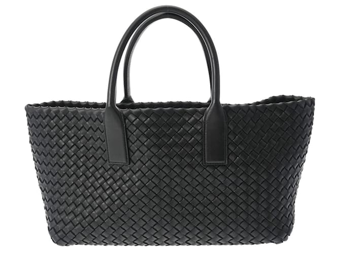 Bottega Veneta Intrecciato Black Leather  ref.1368306