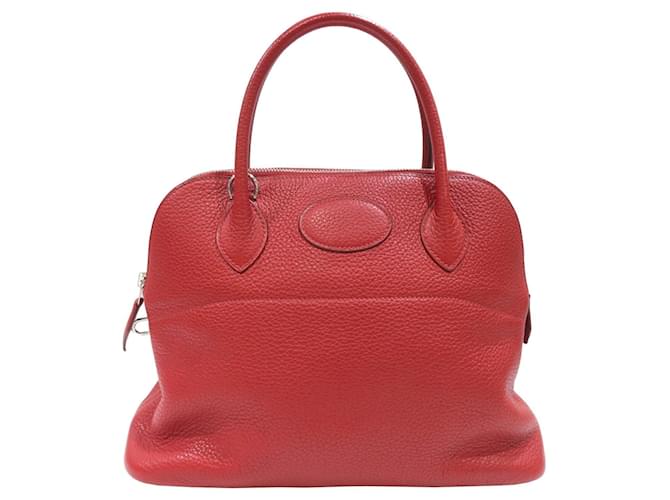 Hermès Bolide Red Leather  ref.1368322