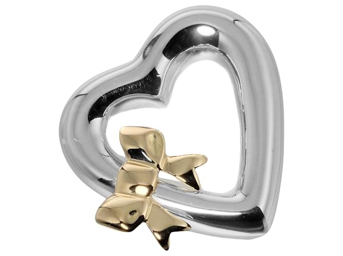 Tiffany & Co Heart Silvery Silver  ref.1368371