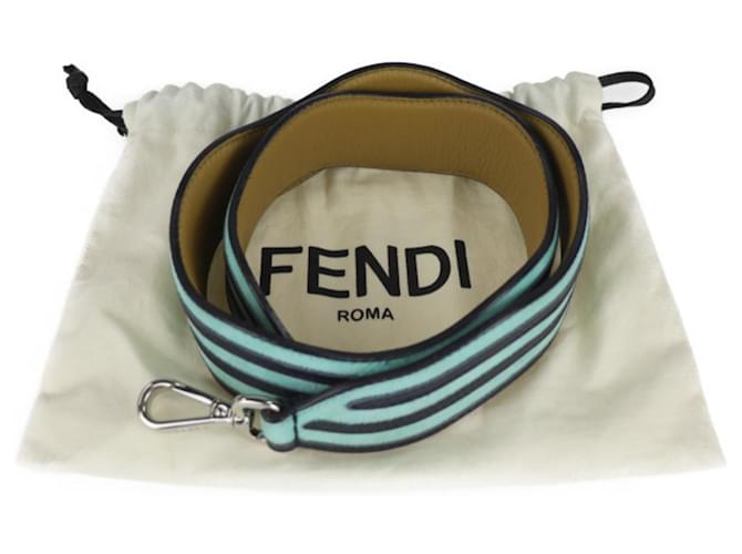 Fendi Blue Leather  ref.1368420